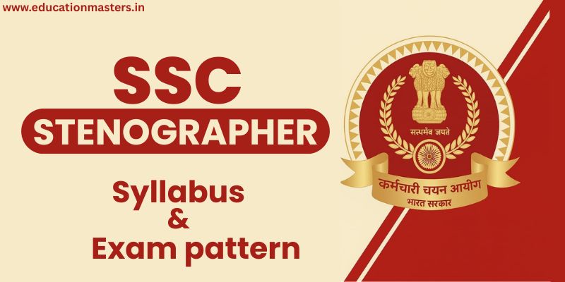SSC Stenographer syllabus